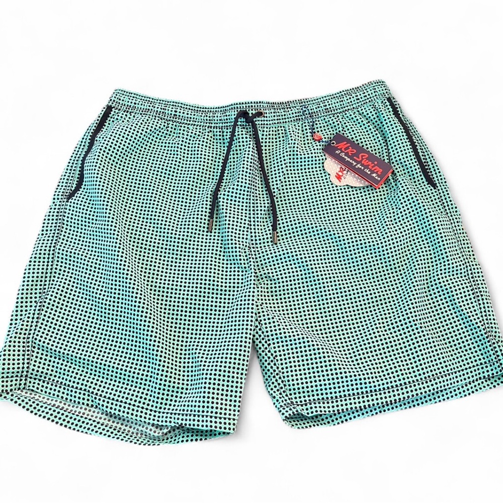 Mr. Swim Blue dotted swim trunks size xxl